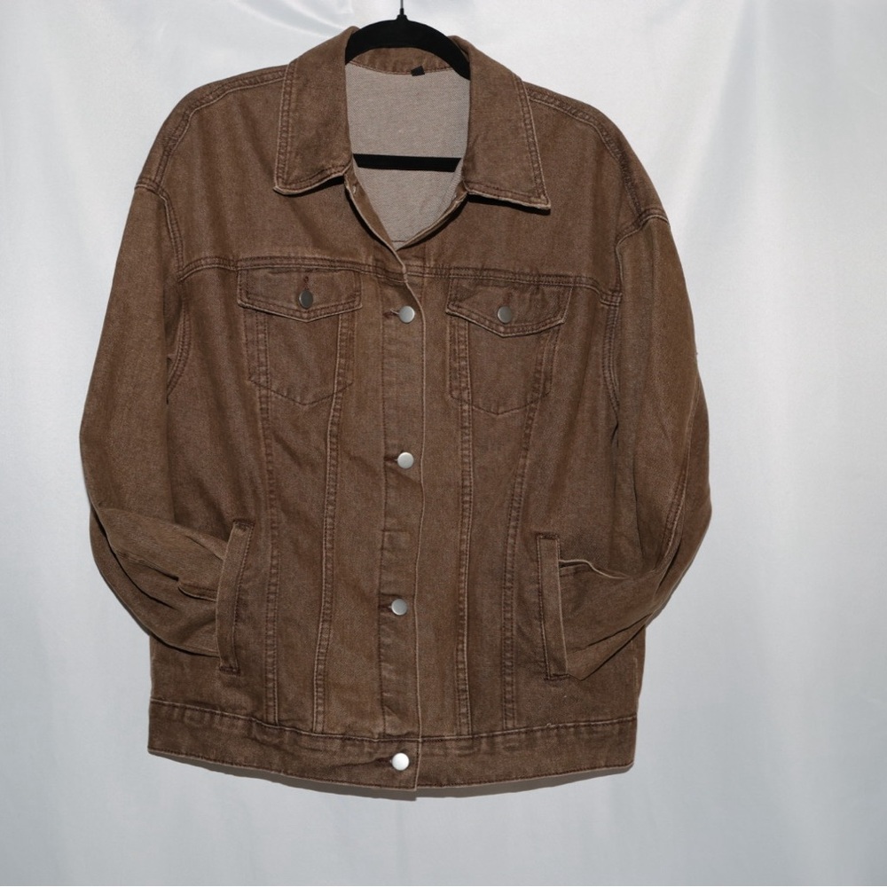 Brown Denim Women's Jacket